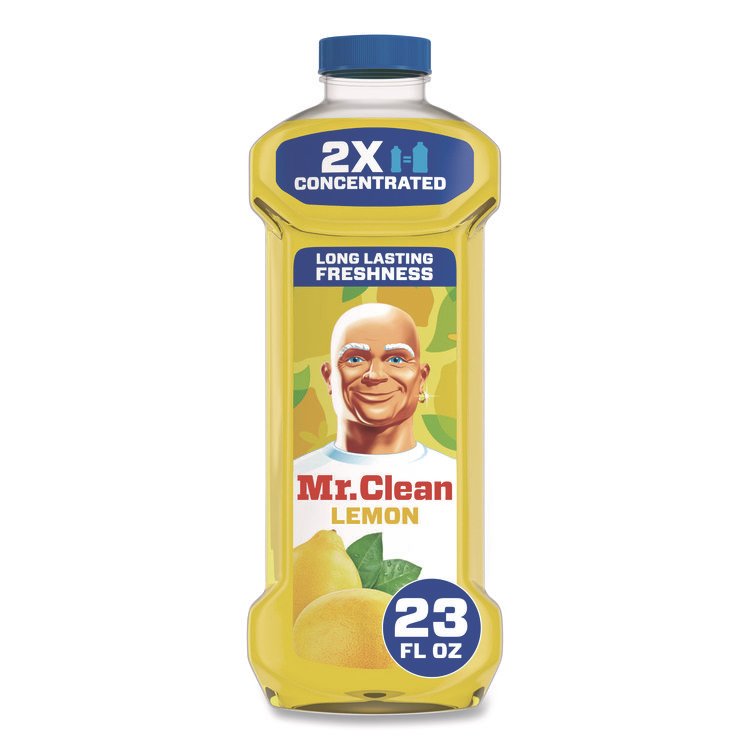 Mr. Clean Multi-Surface Antibacterial Cleaner, Lemon Scent, 23 oz Bottle, 6/Carton (PGC06892)