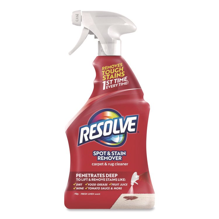 RESOLVE Triple Oxi Advanced Trigger Carpet Cleaner, Fresh Linen, 22 oz Spray Bottle (RAC00601)