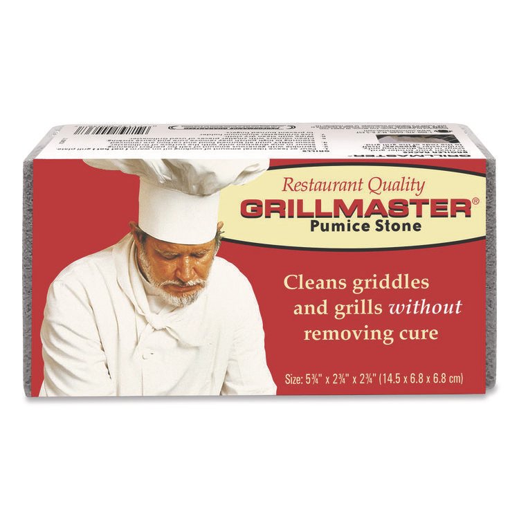 Pumie Grillmaster Griddle and Grill Cleaning Brick, 5.75 x 2.75, Gray, 12/Carton (UPMGM36Q)
