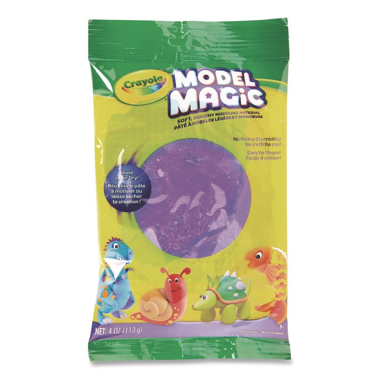 Crayola Model Magic Modeling Compound, Purple, 8 oz (CYO574440)