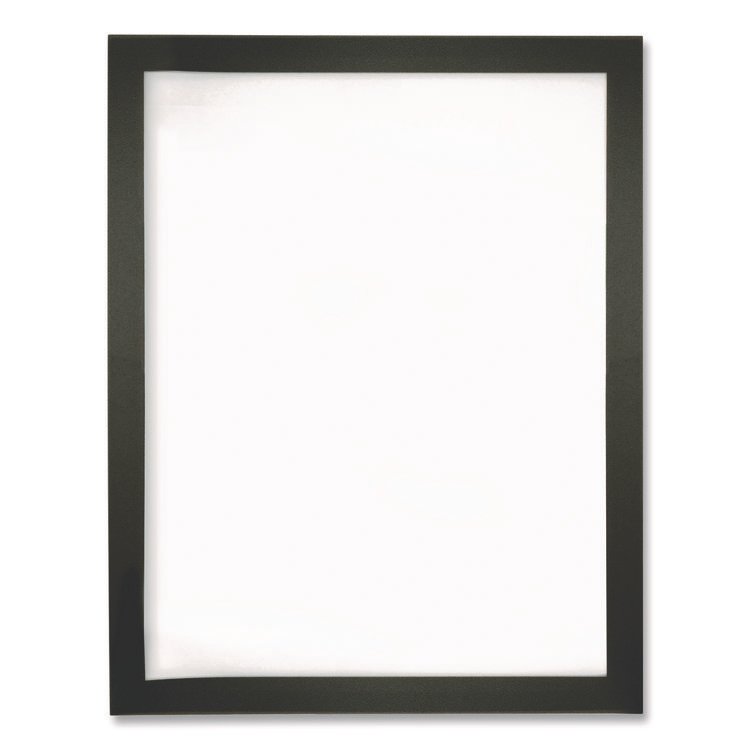 EXCELLO GLOBAL PRODUCTS Indoor Window Sign Holder, 8.5 x 11 Insert, Black Frame, 5/Pack (GPUSPLS8X11FMP)