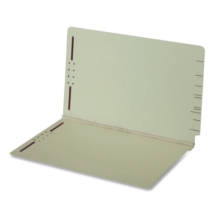 - Pendaflex Colored Pressboard End Tab Fastener Folders, 2 Fasteners, Legal Size, Light Green Exterior, 25/Box (PFX47715GW)