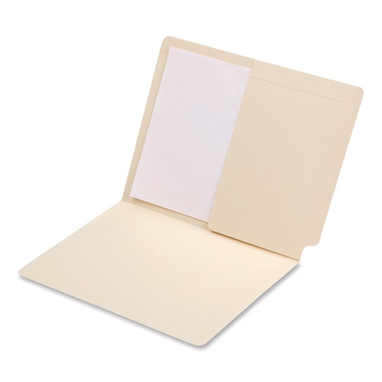Medical Arts Press Manila End Tab Pocket Folder, Right Pocket, Straight Tabs, Letter Size, Manila, 50/Box (MAQ31526MAP)