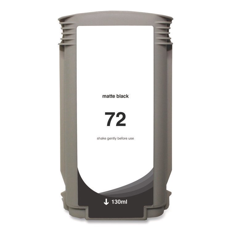 CLOVER IMAGING GROUP Remanufactured Matte Black High-Yield Ink, Replacement for 72 (C9403A), 130 mL (CTGWH72MB)