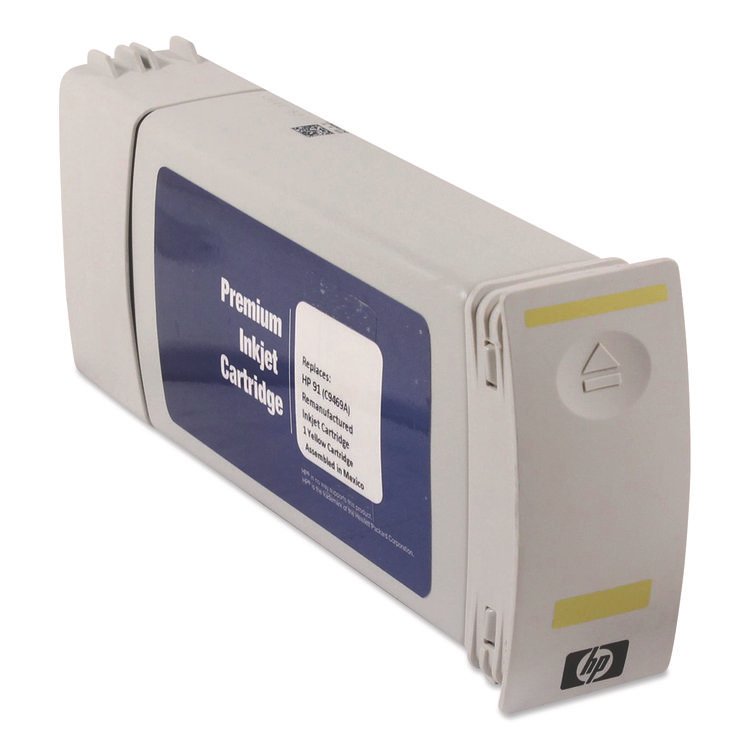 CLOVER IMAGING GROUP Compatible Yellow High-Yield Ink, Replacement for 91 (C9469A), 775 mL (CTGWH91Y)