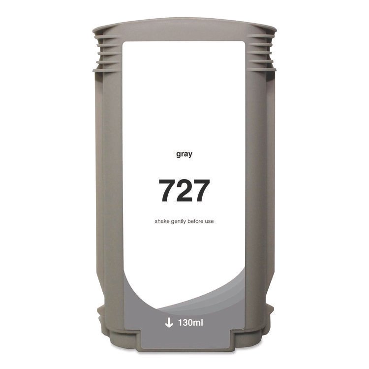 CLOVER IMAGING GROUP Compatible Gray Ink, Replacement for 727 (B3P24A), 130 mL (CTGWH727GY)
