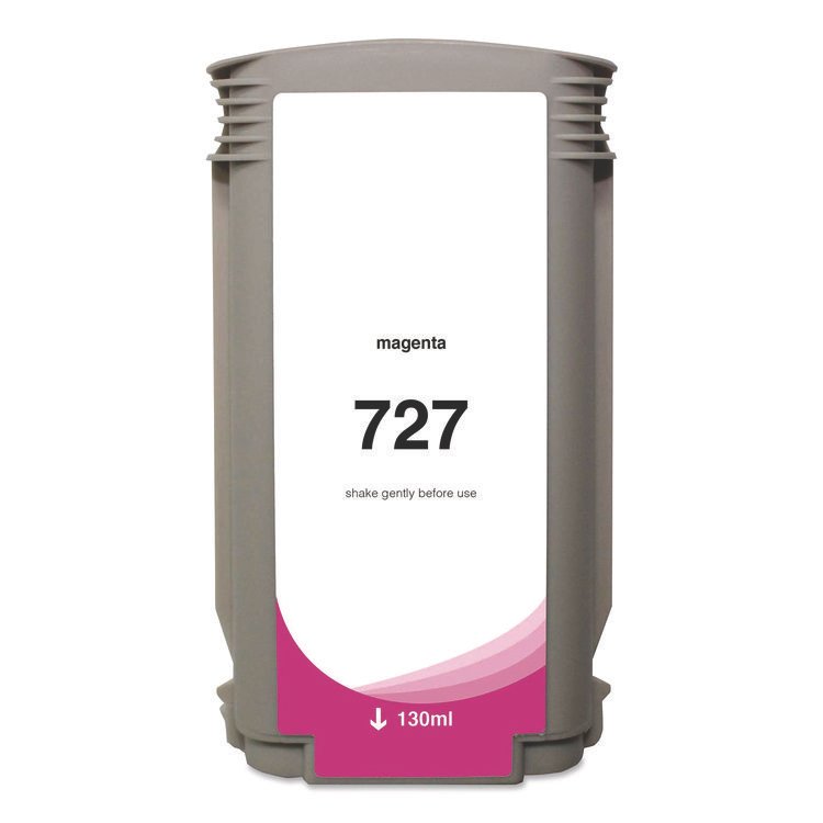 CLOVER IMAGING GROUP Compatible Magenta Ink, Replacement for 727 (B3P20A), 130 mL (CTGWH727M)