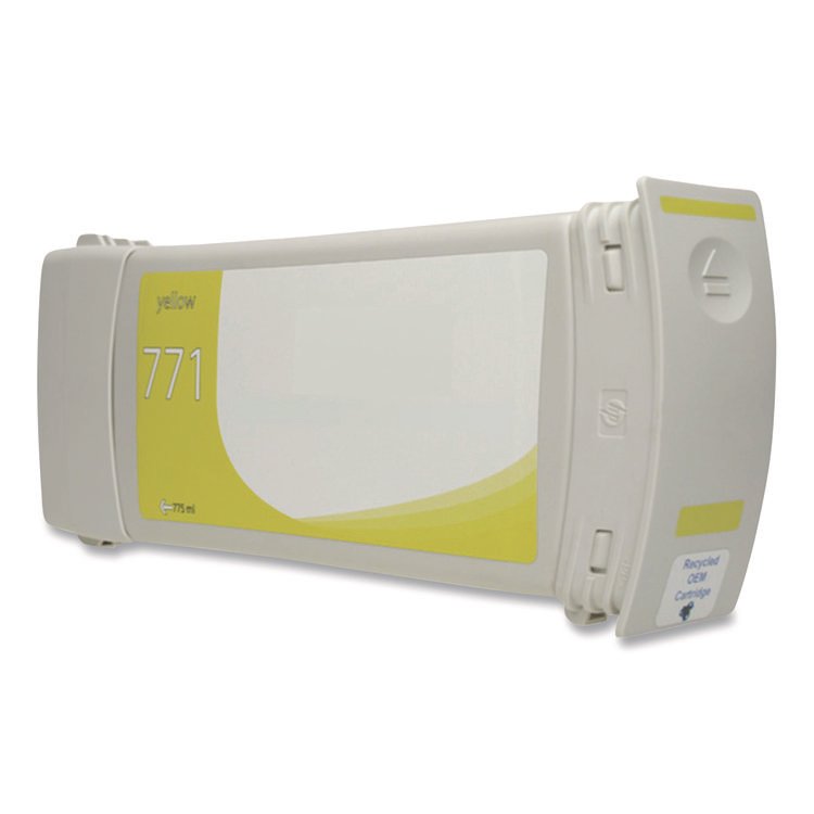 CLOVER IMAGING GROUP Remanufactured Yellow Ink, Replacement for 771 (CE040A, B6Y18A) 775 mL (CTGWH771Y)