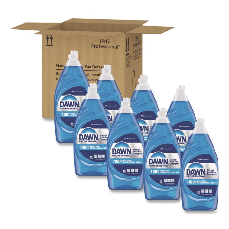 Dawn Professional Manual Pot/Pan Dish Detergent, 38 oz Bottle, 8/Carton (PGC45112CT)