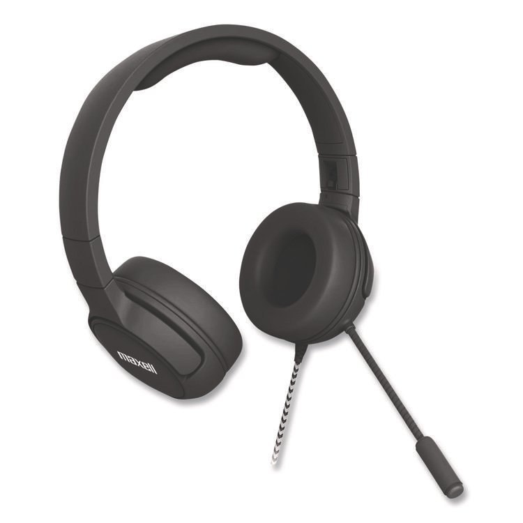 Maxell Kids Safe Wired Headphones, Black (MAX198021)