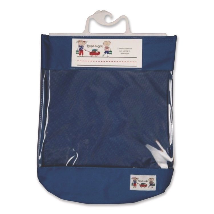 Victor Seat Sack Read-n-Go Reading Bag, 10.5 x 2 x 16, Blue (SSK00080)