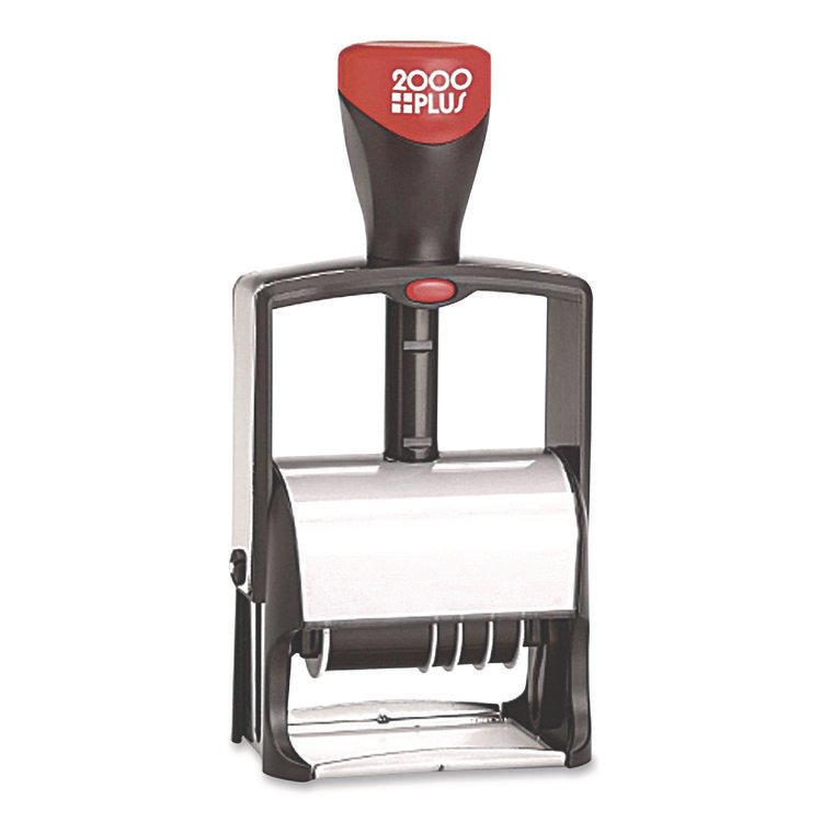 COSCO 2000PLUS Classic Line Message Dater, 5 Years, 12 Phrases, 1.75 x 0.18, Black Ink (COS011029)