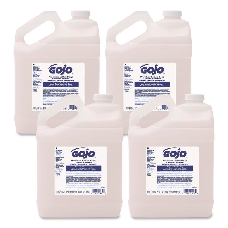 GOJO Premium Liquid Hand Soap Refill, Waterfall Scent, 1 gal (GOJ186004)