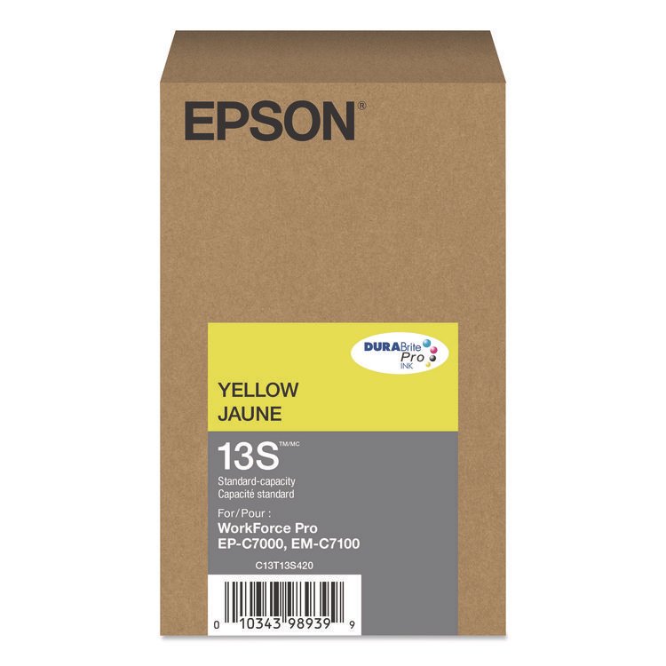 Epson T13S420 (T13S) DURABrite Pro Ink, 1,700 Page-Yield, Yellow (EPST13S420)
