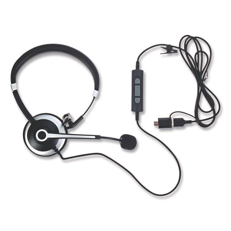 Spracht SPT-HSUSB1 Over-the-Head Monaural Headset (SPTHSUSB1)