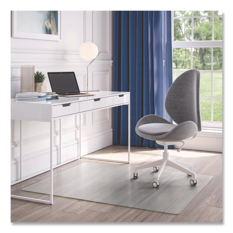 deflecto OceanMat Hard Floor Chair Mat, 36 x 48, Clear (DEFCM2G142OCB)