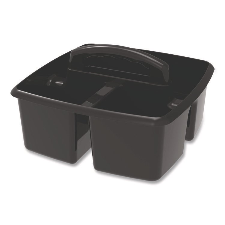 Storex Small Caddy, 9.25 x 9.25 x 12, Black, 6/Pack (STX00972E06C)