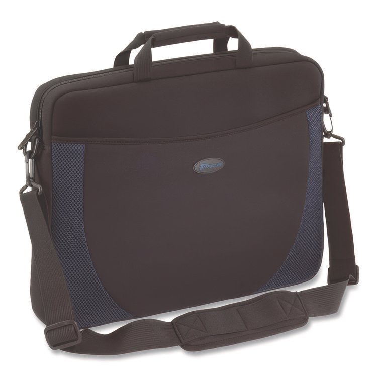 Targus Horizontal Slipcase, Fits Devices Up to 17", Neoprene, 17.25 x 4 x 13, Black/Blue (TRGCVR21710)