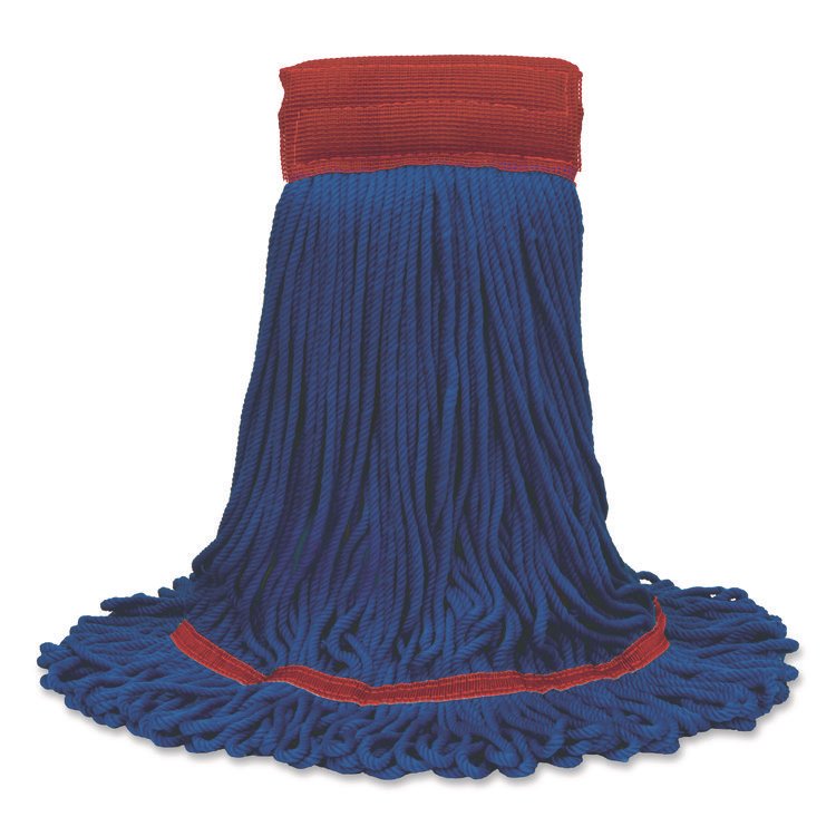 NEXSTEP COMMERCIAL PRODUCTS MaxiPlus Microfiber Loop-End Mop, Microfiber, 24 oz, Blue (NCP97207)