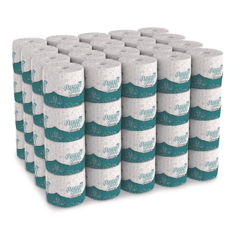 Georgia Pacific Professional Angel Soft ps Premium Bathroom Tissue, Septic Safe, 2-Ply, White, 450 Sheets/Roll, 80 Rolls/Carton (GPC16880)
