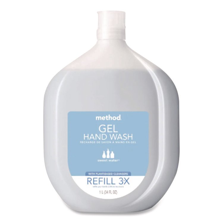 Method Gel Hand Wash Refill, Sweetwater Scent, 34 oz (MTH00652)