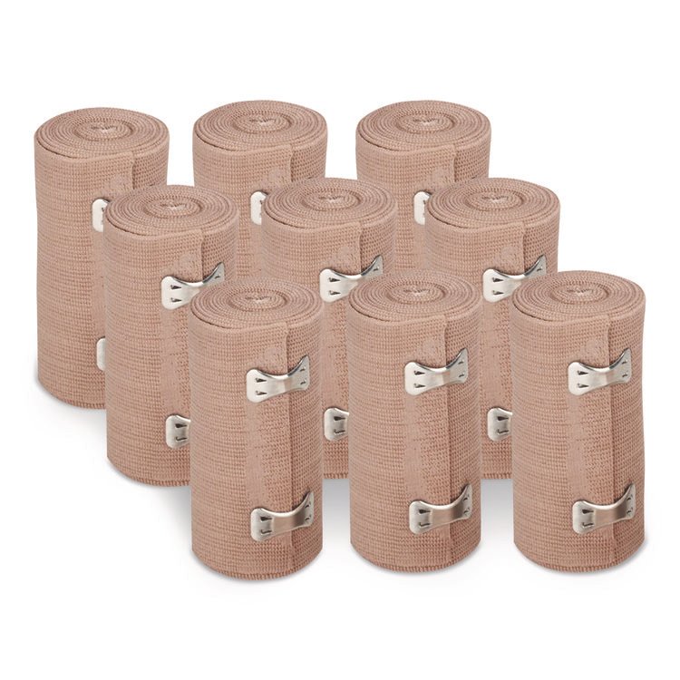 First Aid Only Reusable Elastic Bandage Wrap, 4" x 15 ft, 9/Box (FAO5903)