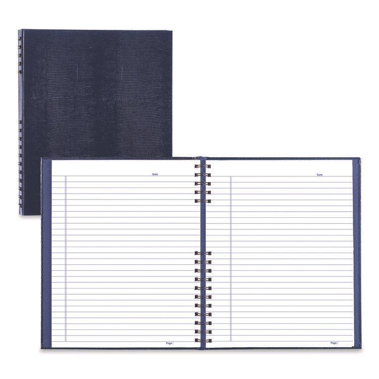 Blueline NotePro Notebook, 1-Subject, Wide/Legal Rule, Indigo Blue Cover, (100) 10.75 x 8.5 Sheets (REDA10200BLU)