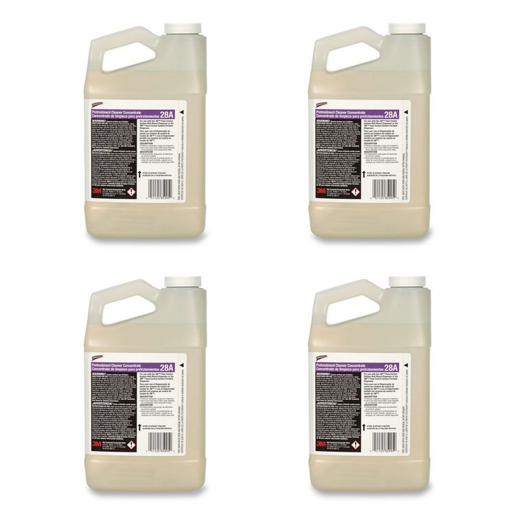 Scotchgard Scotchgard Pretreatment Cleaner Concentrate 28A, 0.5 gal Bottle, 4/Carton (MMM28A)