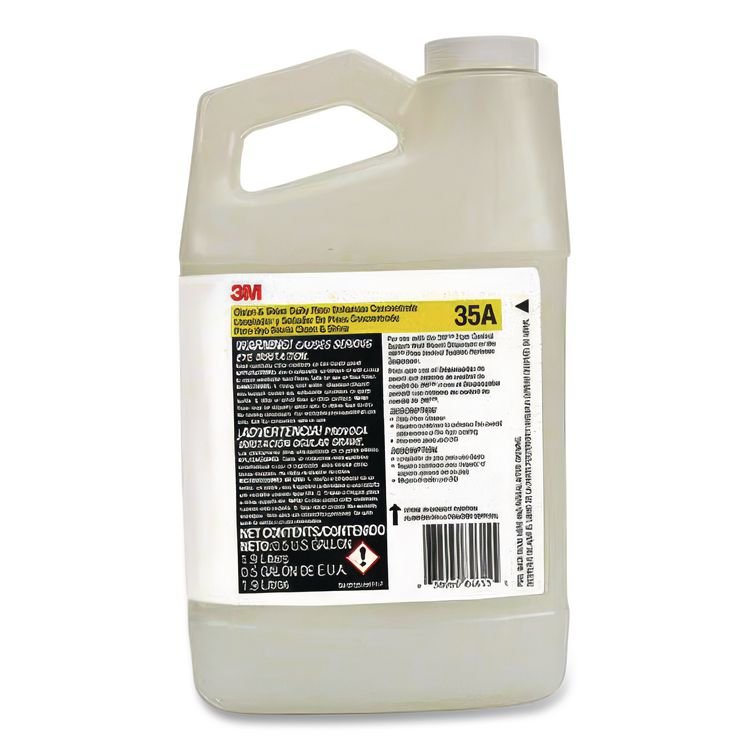 3M Clean and Shine Daily Floor Enhancer, Concentrate, Fragrance Free, 32 oz Bottle, 4/Carton (MMM35A)
