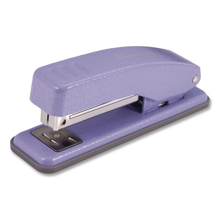 Swingline Cub Compact Metal Staplers, 20 Sheet Capacity, Periwinkle (SWI1071)