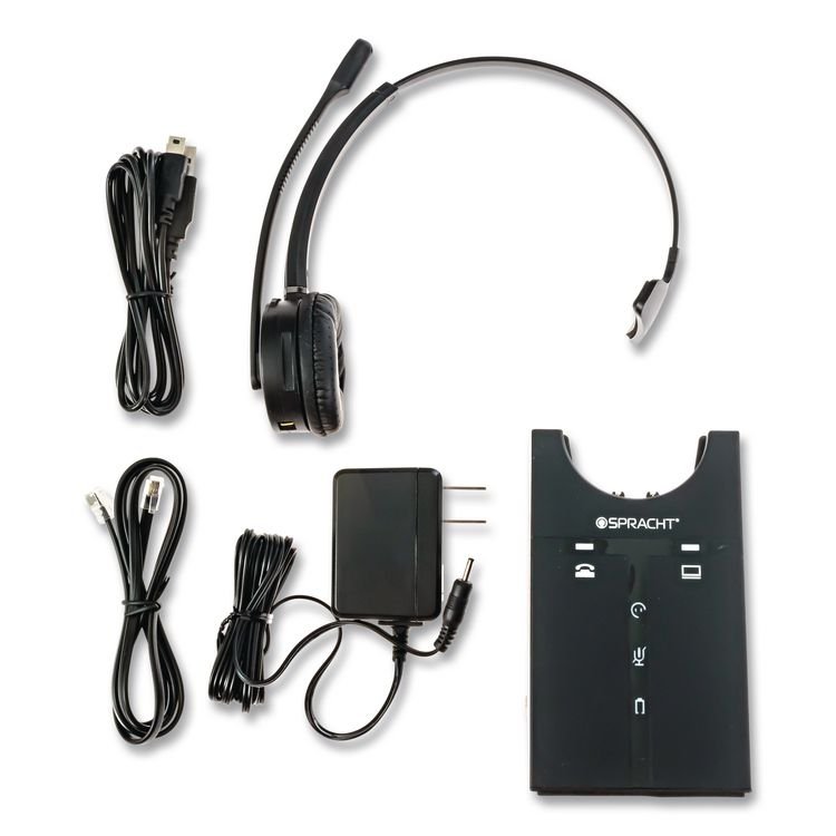 Spracht ZuM Maestro SPT-HS2020 Monaural Over The Head Headset, Black (SPTHS2020)