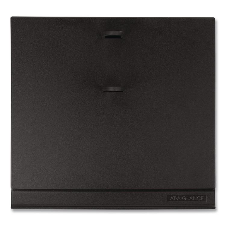 AT-A-GLANCE #17 Desk Calendar Base for Loose-Leaf Refill, 2 Rings, 3.5" x 6", Black (AAGE1700)