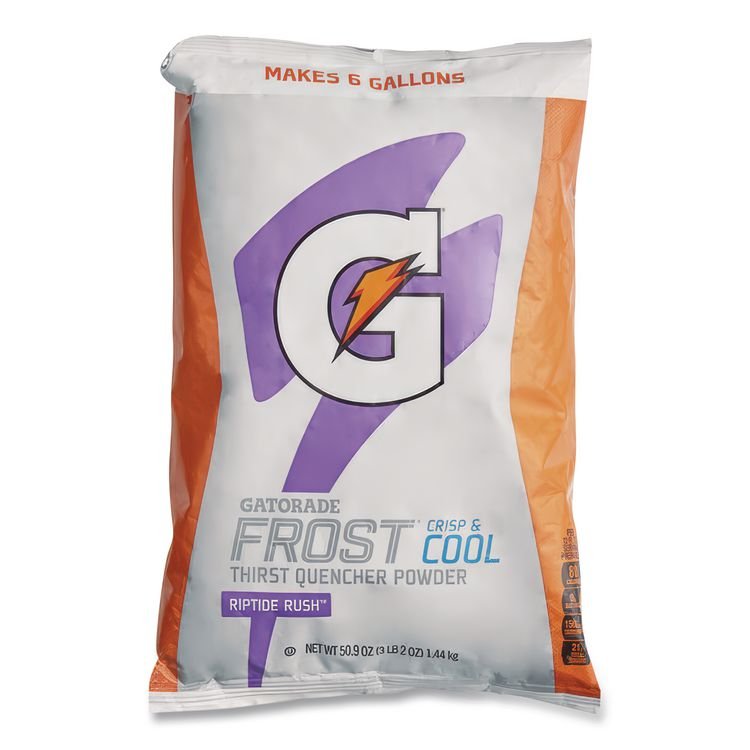 Gatorade Original Powdered Drink Mix, Riptide Rush, 51oz Packets, 14/Carton (GTD33672)