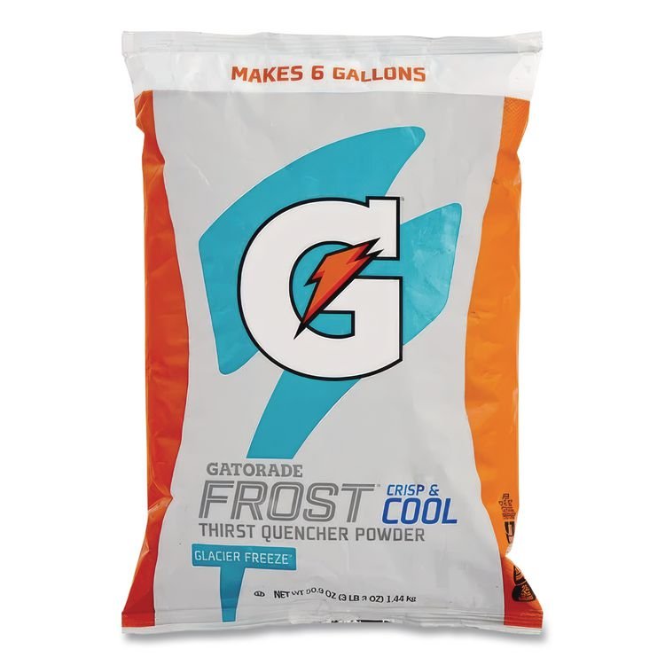 Gatorade Original Powdered Drink Mix, Glacier Freeze, 51oz Packet, 14/Carton (GTD33676)
