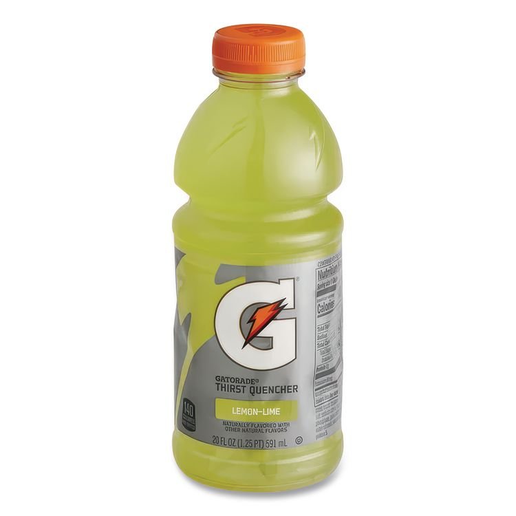 Gatorade G-Series Perform 02 Thirst Quencher Lemon-Lime, 20 oz Bottle, 24/Carton (QKR28681)