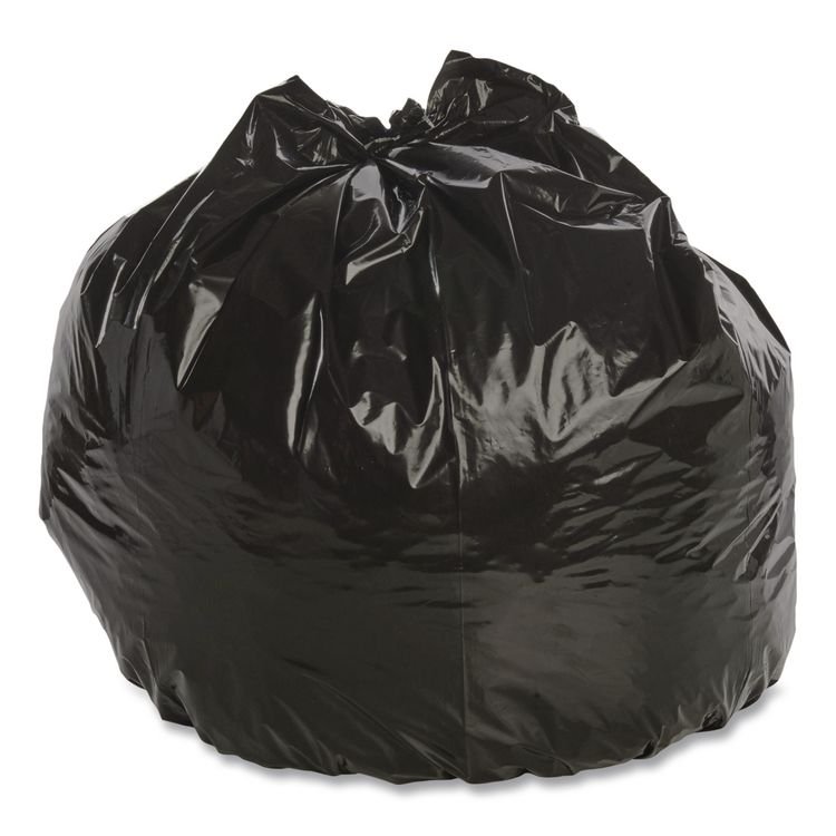 Stout by Envision Total Recycled Content Plastic Trash Bags, 45 gal, 1.5 mil, 40" x 48", Black/Brown, 100/Carton (STOT4048B15)