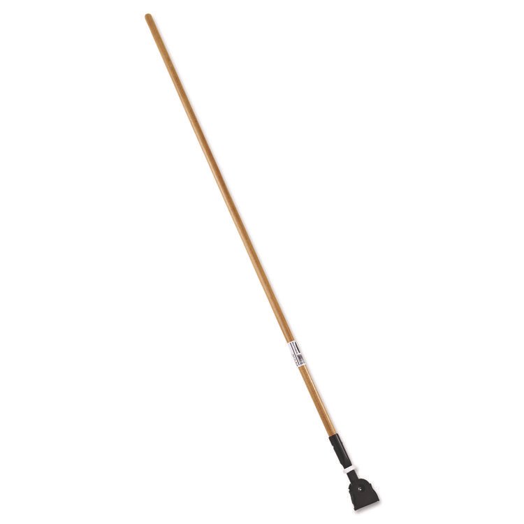 Rubbermaid Commercial Snap-On Hardwood Dust Mop Handle, 1.5" dia x 60", Natural (RCPM116)