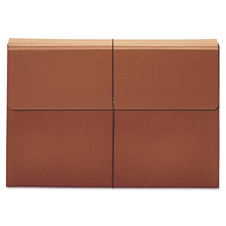 Pendaflex Expanding Wallet, 3.5" Expansion, 1 Section, Elastic Cord Closure, Tabloid Size, Brown (PFXB1060E)