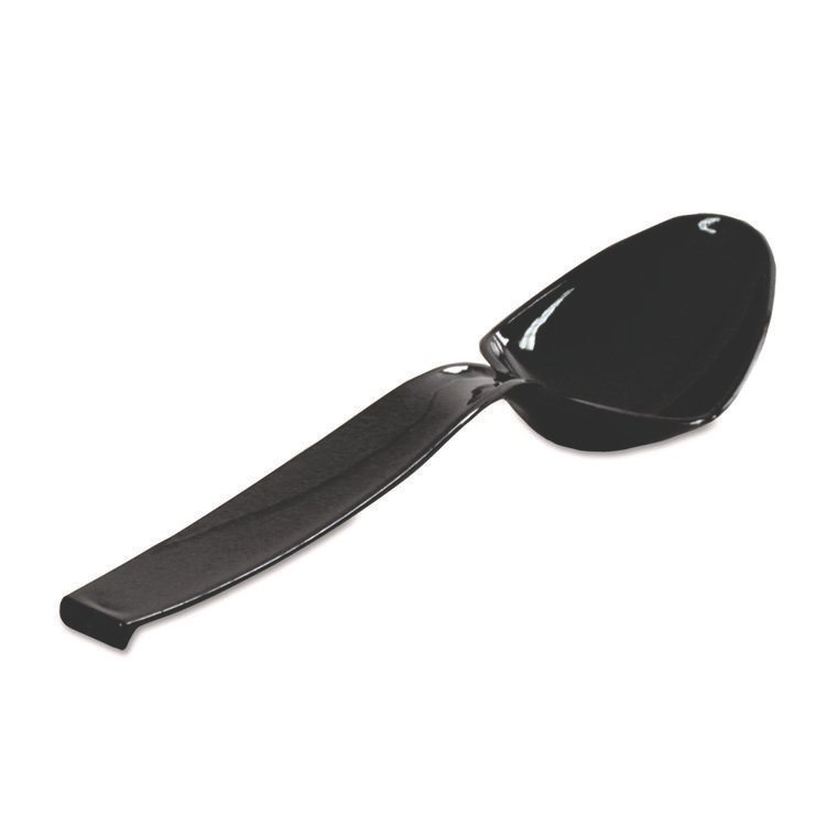 WNA Caterline Plastic Serving Spoons, 9", Black, 144/Carton (WNAA7SPBL)