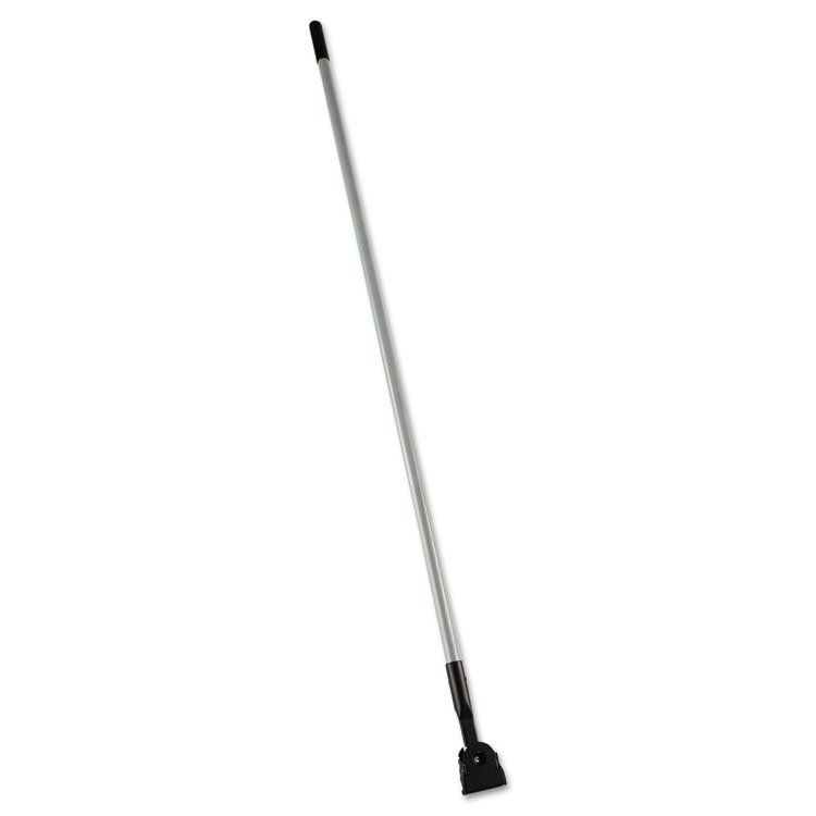 Rubbermaid Commercial Snap-On Fiberglass Dust Mop Handle, 1" dia x 60", Gray/Black (RCPM146)