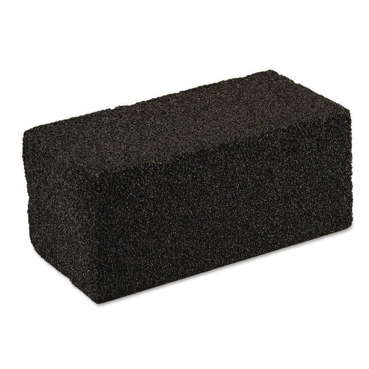 Scotch-Brite PROFESSIONAL Grill Brick, 3.5 x 4 x 8, Charcoal,12/Carton (MMM15238)