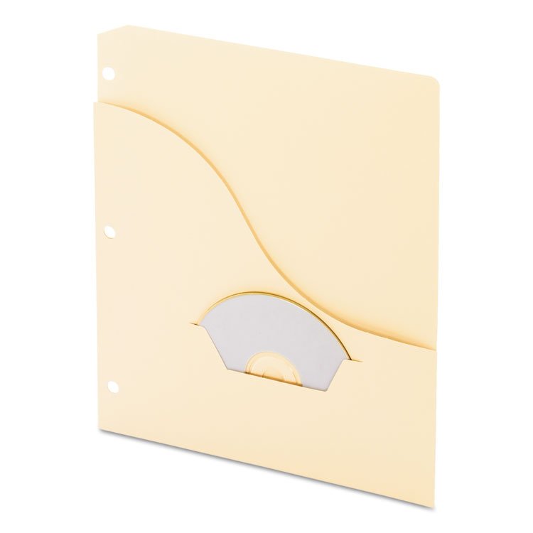 Pendaflex Pocket Project Folders, 3-Hole Punched, Letter Size, Manila, 15/Pack (PFX31870)