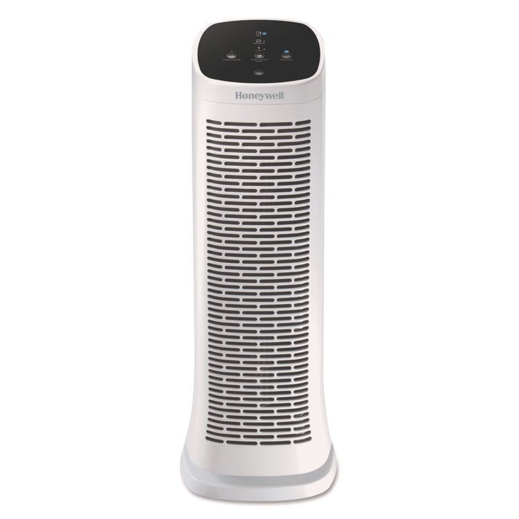Honeywell Air Genius 3 Oscillating Tower Air Purifier with Permanent Washable Filter, 225 sq ft Room Capacity, White (HWLHFD300V1)