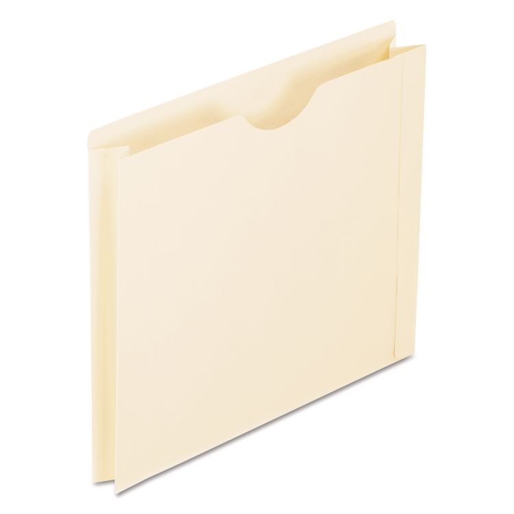 Pendaflex Manila Reinforced File Jackets, 2-Ply Straight Tab, Letter Size, Manila, 50/Box (PFX22200)