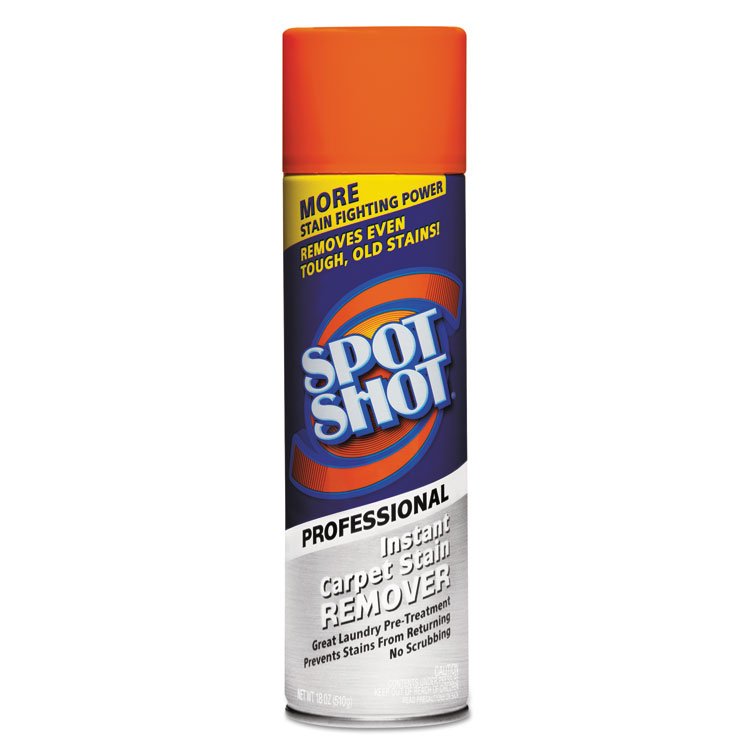 WD-40 Spot Shot Professional Instant Carpet Stain Remover, 18 oz Aerosol Spray, 12/Carton (WDF009934)