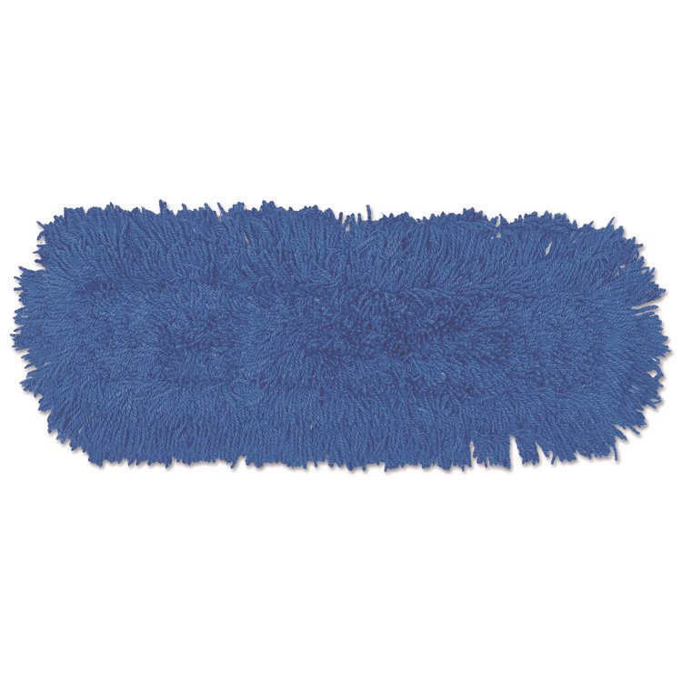 Rubbermaid Commercial Twisted Loop Blend Dust Mop, Synthetic, 24 x 5, Blue, Dozen (RCPJ353DZ)