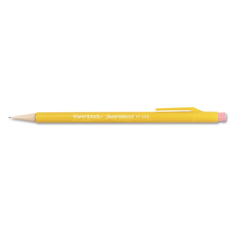 Paper Mate Sharpwriter Mechanical Pencil Value Pack, 0.7 mm, HB (#2), Black Lead, Classic Yellow Barrel, 36/Box (PAP1921221C)