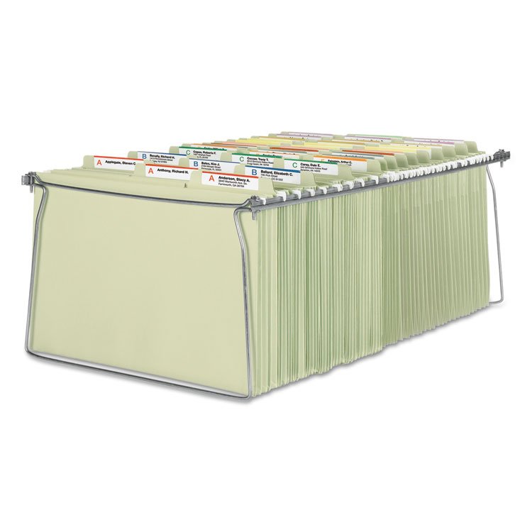 Smead Steel Hanging Folder Drawer Frame, Legal Size, 23" to 27" Long, Gray, 2/Pack (SMD64873)