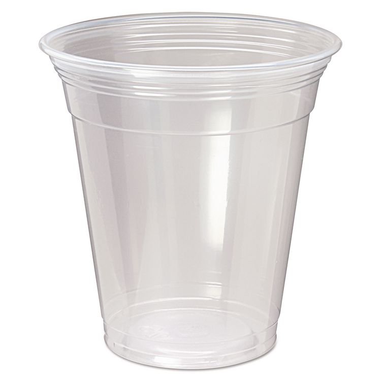 Fabri-Kal Nexclear Polypropylene Drink Cups, 12 to 14 oz, Plastic, Clear, 50/Bag, 20 Bags/Carton (FABNC12S)