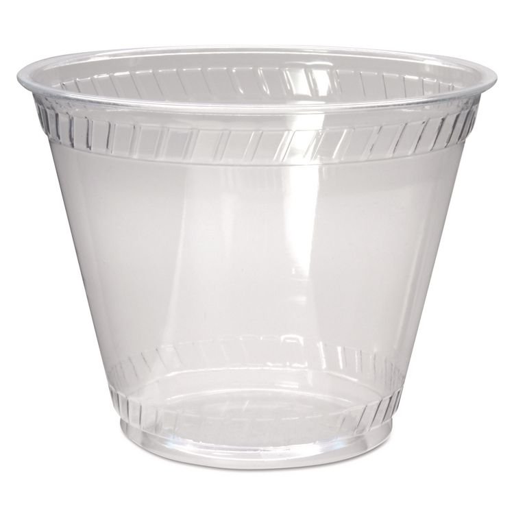 Fabri-Kal Greenware Cold Drink Cups, Old Fashioned, 9 oz, Sugarcane, Clear, 50/Sleeve, 20 Sleeves/Carton (FABGC9OF)